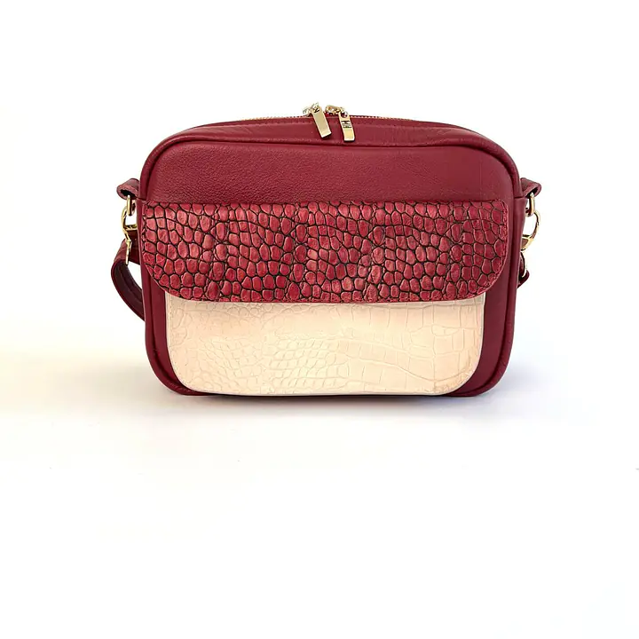 Regina personalizowana torebka skórzana listonoszka crossbody