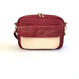Regina personalizowana torebka skórzana listonoszka crossbody