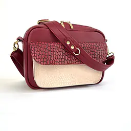 Regina personalizowana torebka skórzana listonoszka crossbody